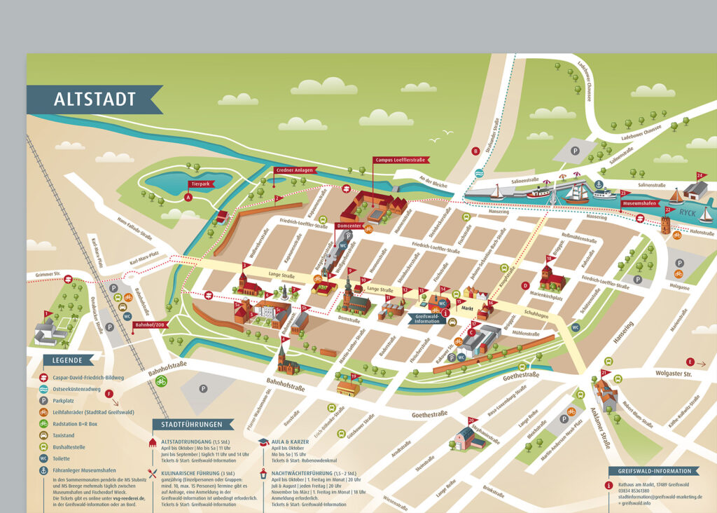Stadtplan Von Greifswald